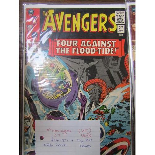 1202 - THREE BOXES OF MARVEL AVENGERS COMICS