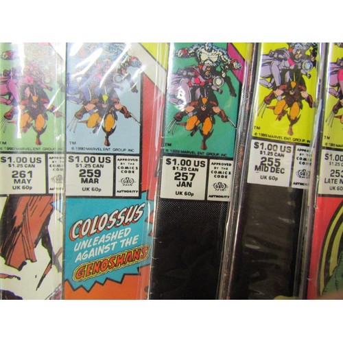 1203 - THREE BOXES OF VINTAGE MARVEL COMICS - XMEN, SPIDERMAN & THE DEFENDERS