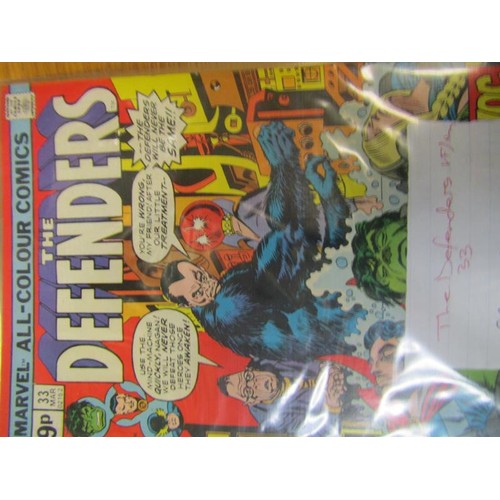 1203 - THREE BOXES OF VINTAGE MARVEL COMICS - XMEN, SPIDERMAN & THE DEFENDERS