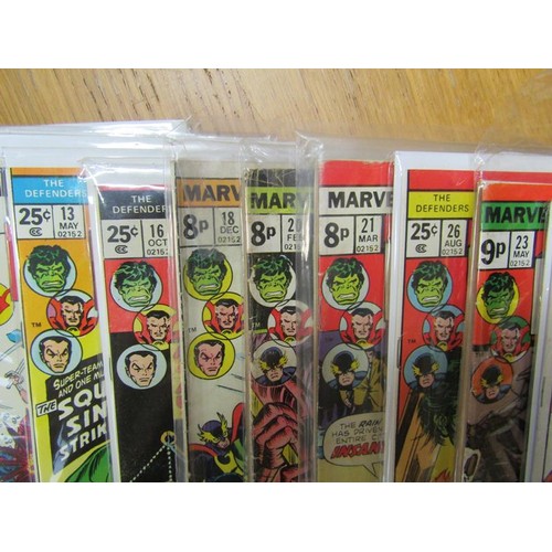 1203 - THREE BOXES OF VINTAGE MARVEL COMICS - XMEN, SPIDERMAN & THE DEFENDERS