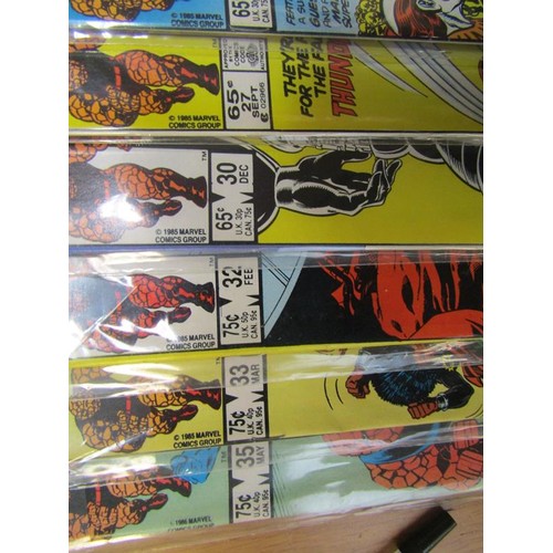 1203 - THREE BOXES OF VINTAGE MARVEL COMICS - XMEN, SPIDERMAN & THE DEFENDERS