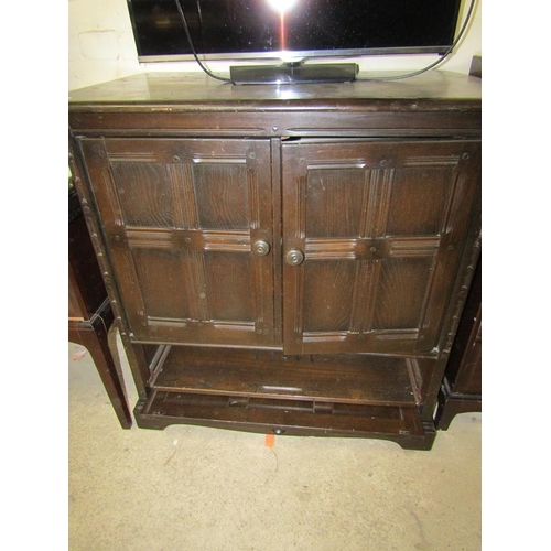 10 - ERCOL TV CABINET