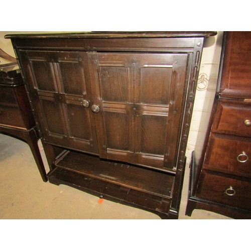 10 - ERCOL TV CABINET