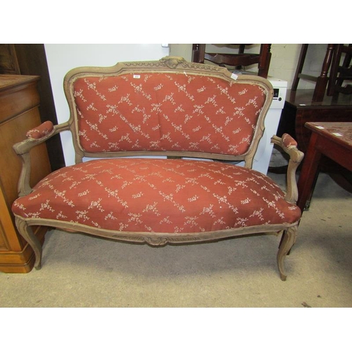 23 - 19C UPHOLSTERED TWO SEATER SETTEE