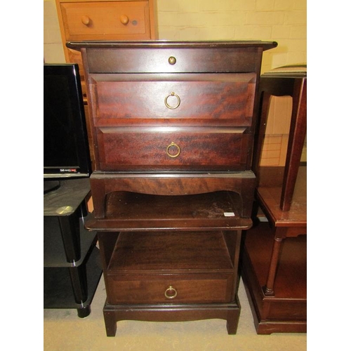 35 - TWO STAG MAHOGANY BEDSIDE CHESTS