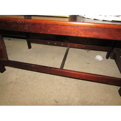 57 - MAHOGANY LOW TABLE