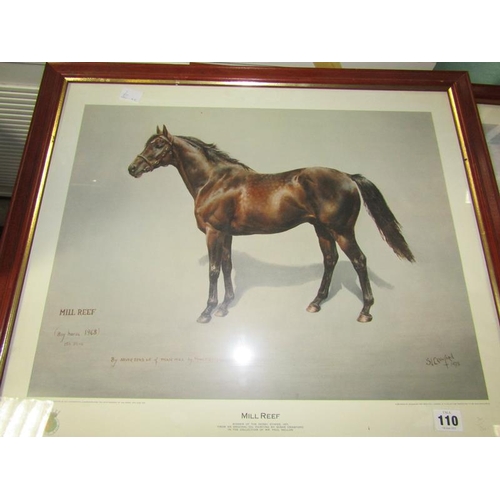 110 - TWO HORSERACING PRINTS