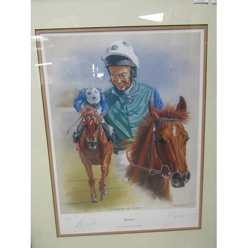 113 - TWO RACEHORSE PRINTS