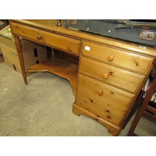 65 - MODERN PINE DESK