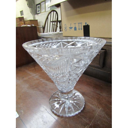 69 - CUT GLASS VASE