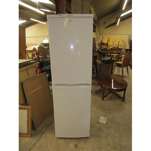 153 - HOTPOINT FRIDGE FREEZER