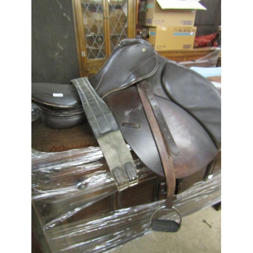 179 - LEATHER SADDLE