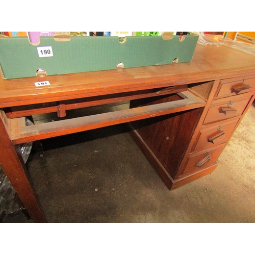 191 - EARLY 20C MAHOGANY DESK