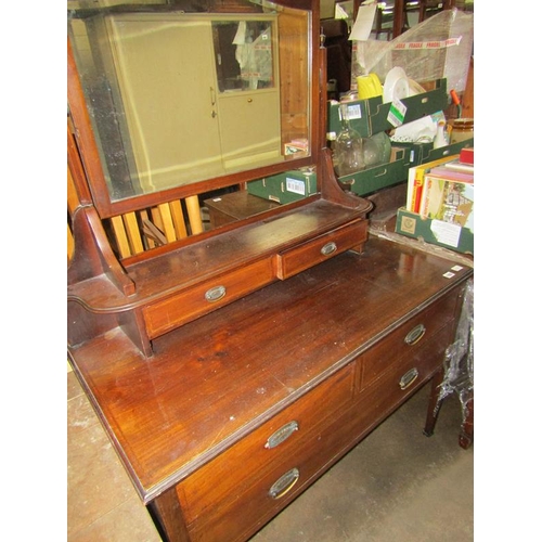 192 - EDWARDIAN INLAID DRESSING TABLE