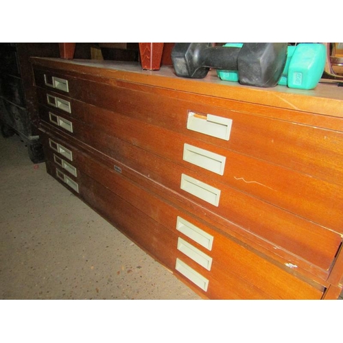 353 - SIX DRAWER PLAN CHEST