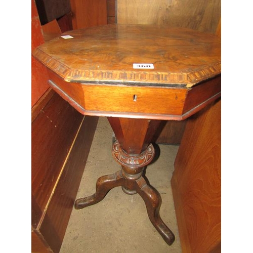 360 - VICTORIAN TRUMPET WORK TABLE