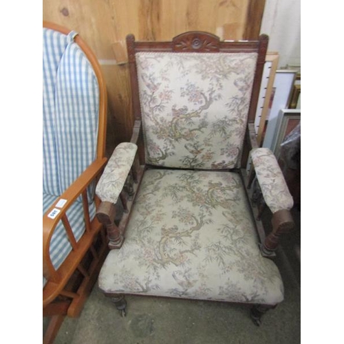 402 - VICTORIAN ARMCHAIR