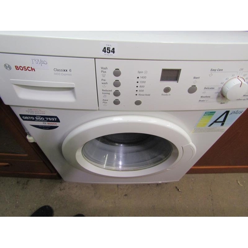 454 - BOSCH WASHING MACHINE