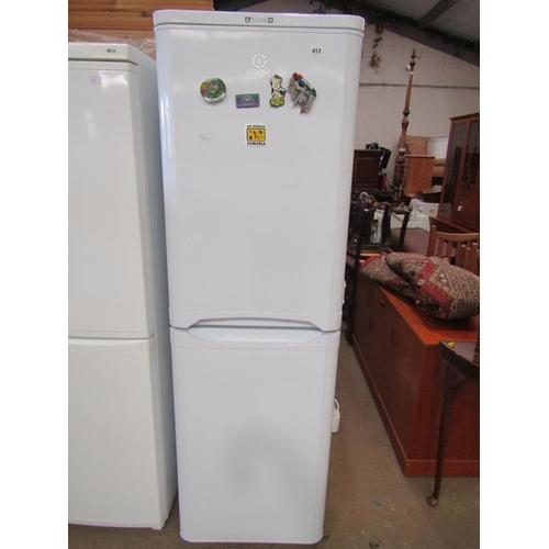 412 - INDESIT FRIDGE FREEZER