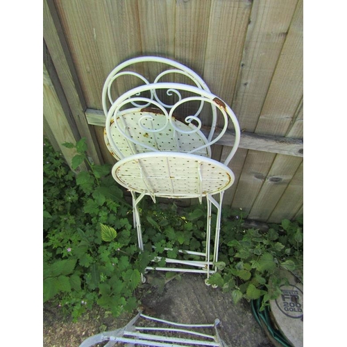 763 - GARDEN CHAIRS