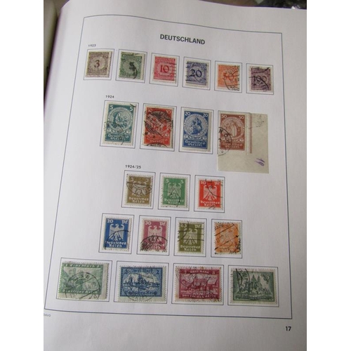 1439 - COLLECTION OF STAMPS TO INCL TWO GERMANY DAVO ALBUMS 1872-1945, TWO SCWANBERGER ALBUMS EAST GERMANY ... 