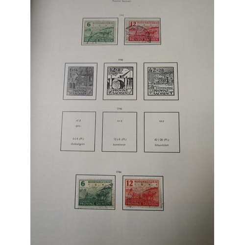 1439 - COLLECTION OF STAMPS TO INCL TWO GERMANY DAVO ALBUMS 1872-1945, TWO SCWANBERGER ALBUMS EAST GERMANY ... 