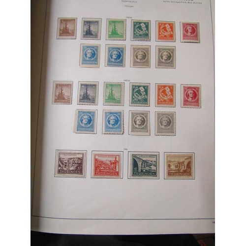 1439 - COLLECTION OF STAMPS TO INCL TWO GERMANY DAVO ALBUMS 1872-1945, TWO SCWANBERGER ALBUMS EAST GERMANY ... 