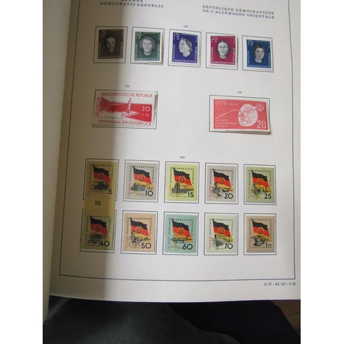 1439 - COLLECTION OF STAMPS TO INCL TWO GERMANY DAVO ALBUMS 1872-1945, TWO SCWANBERGER ALBUMS EAST GERMANY ... 