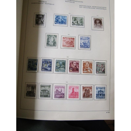 1439 - COLLECTION OF STAMPS TO INCL TWO GERMANY DAVO ALBUMS 1872-1945, TWO SCWANBERGER ALBUMS EAST GERMANY ... 