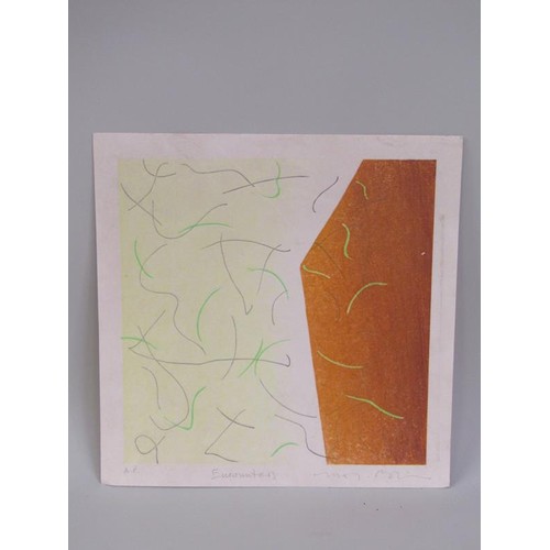 1051 - MOYA BLIGH, SIGNED LIMITED MIXED MEDIA PRINT - A SOFT DAY.  SIGNED IN PENCIL AND NUMBERED TOGETHER W... 