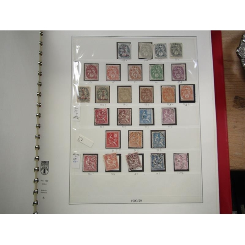 1447 - EIGHT ALBUMS OF FRENCH STAMPS