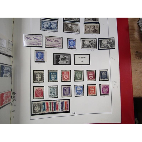 1447 - EIGHT ALBUMS OF FRENCH STAMPS