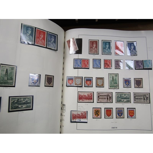 1447 - EIGHT ALBUMS OF FRENCH STAMPS