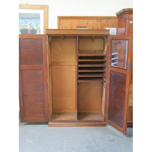 1704 - 1920s OAK COMPACTUM WARDROBE