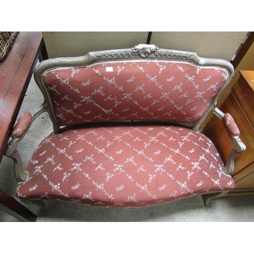 23 - 19C UPHOLSTERED TWO SEATER SETTEE