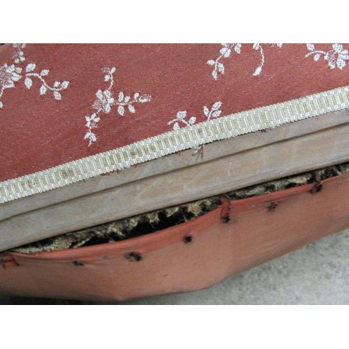 23 - 19C UPHOLSTERED TWO SEATER SETTEE