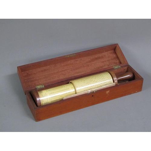 23 - Professor Fuller's Spiral slide rule manufactured by W.F Stanley & Co, c.1904 comprising of a mahoga... 