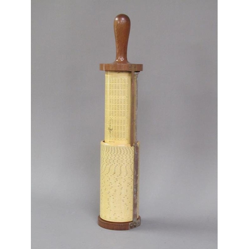 23 - Professor Fuller's Spiral slide rule manufactured by W.F Stanley & Co, c.1904 comprising of a mahoga... 