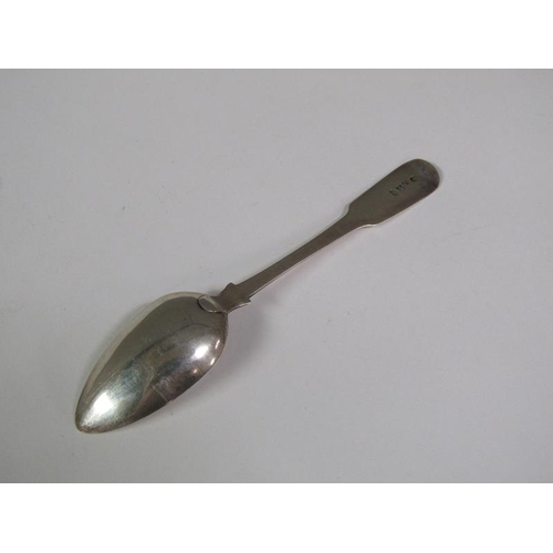 194 - A set of twelve late Georgian teaspoons, Edinburgh 1808, 4.8oz t.