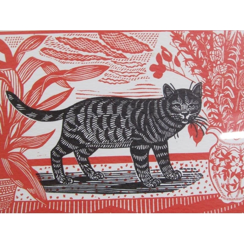 238 - Richard Bawden - two coloured engravings, Fireside, being an artists proof, framed and glazed 14cm x... 