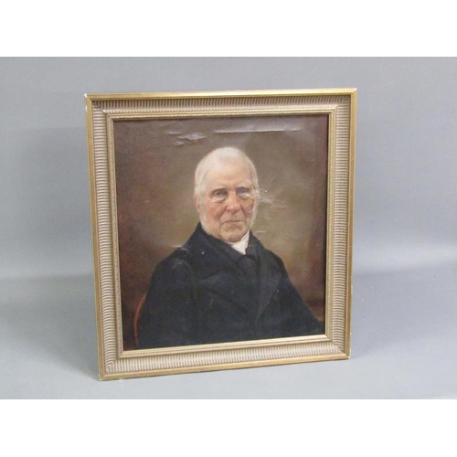 295 - Unsigned 19c - A portrait of George Ward Pegge 1821/1861, together with a portrait of possibly John ... 