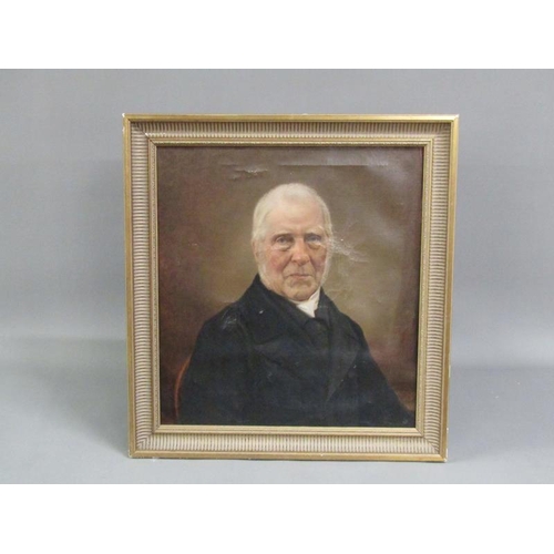 295 - Unsigned 19c - A portrait of George Ward Pegge 1821/1861, together with a portrait of possibly John ... 