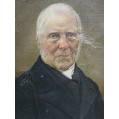 295 - Unsigned 19c - A portrait of George Ward Pegge 1821/1861, together with a portrait of possibly John ... 