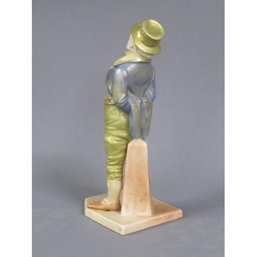 231 - A Royal Worcester figure - Irishman, model no.835, c.1899, 17.5cm h.