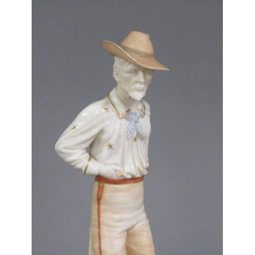 232 - A Royal Worcester figure - Yankee, 18cm h.