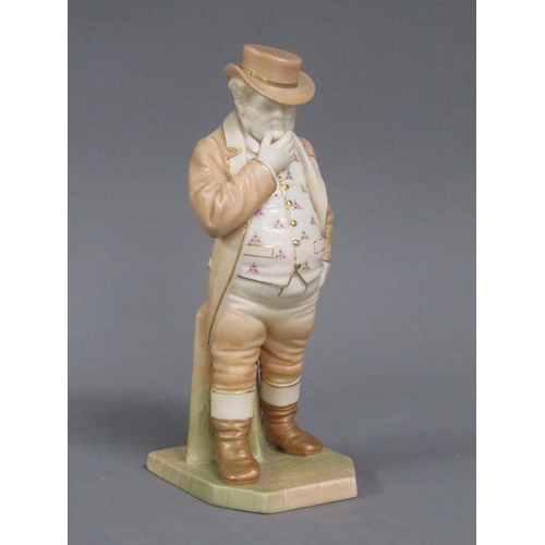 233 - A Royal Worcester figure - John Bull, c.1893, 17.5cm h.