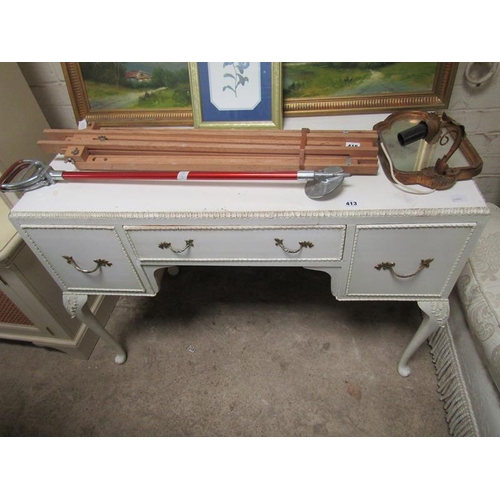 413 - CREAM PAINTED DRESSING TABLE