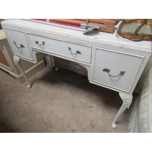 413 - CREAM PAINTED DRESSING TABLE