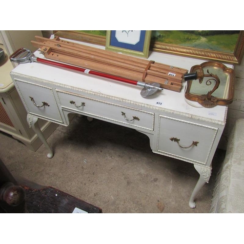 413 - CREAM PAINTED DRESSING TABLE