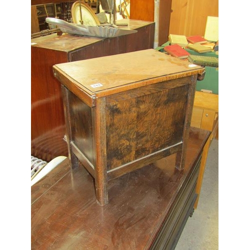 449 - OAK SEWING BOX